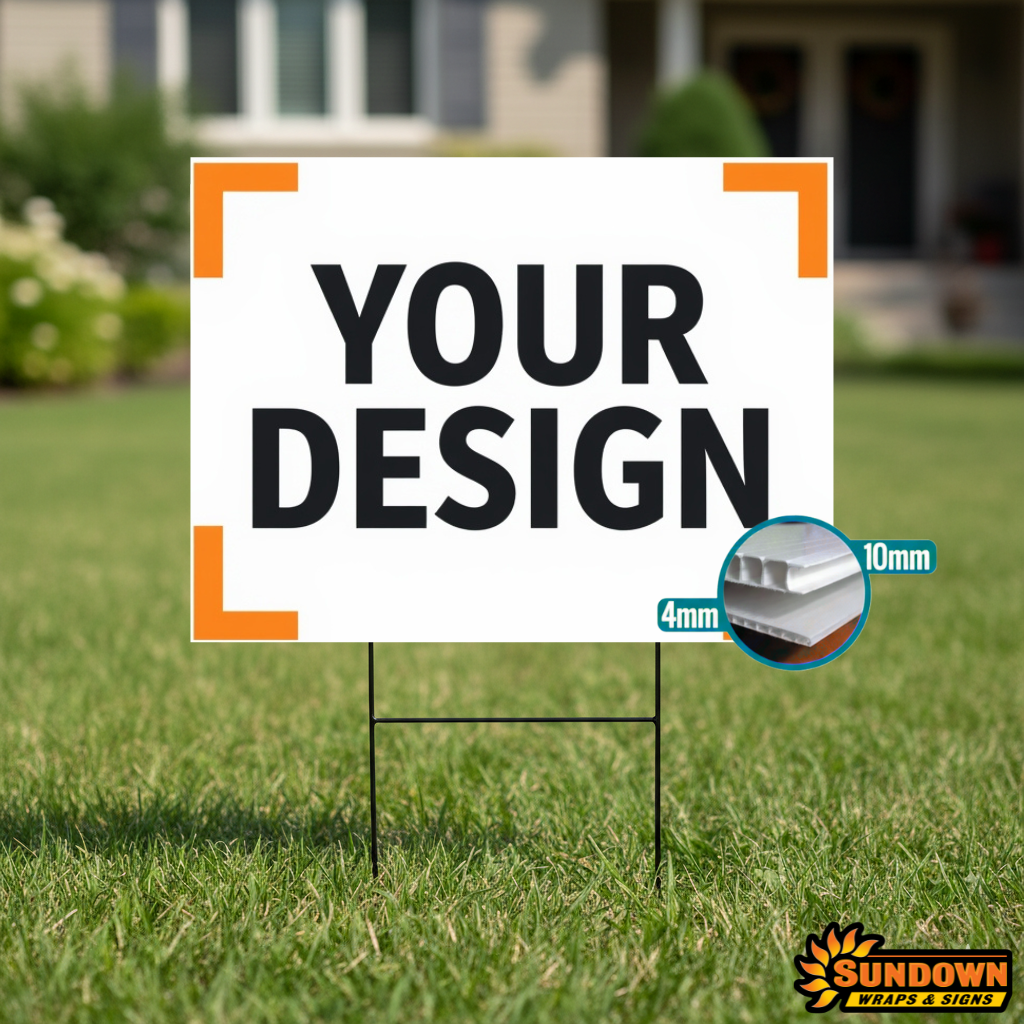 10mm Coroplast Signs